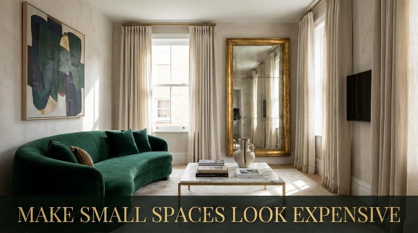 How to make small spaces look expensive