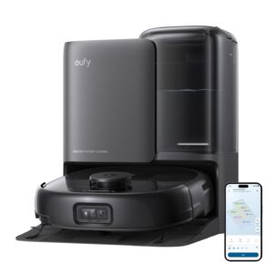 eufy Robot Vacuum E25, 20,000 Pa Suction,HydroJet Always-Clean Roller Mop, All-in-One Robot Vacuum and Mop Combo, Edge-to-Corner Cleaning, Zero-Tangle Design, AI Obstacle...