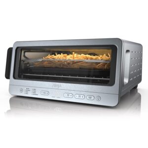 Ninja Air Fryer Toaster Oven Combo | 8-in-1 Functionality | Flip Up & Away for Storage Space | Air Fry Basket, Sheet Pan, Wire Rack & Removable Crumb Tray |1800 Watt | Stainless...