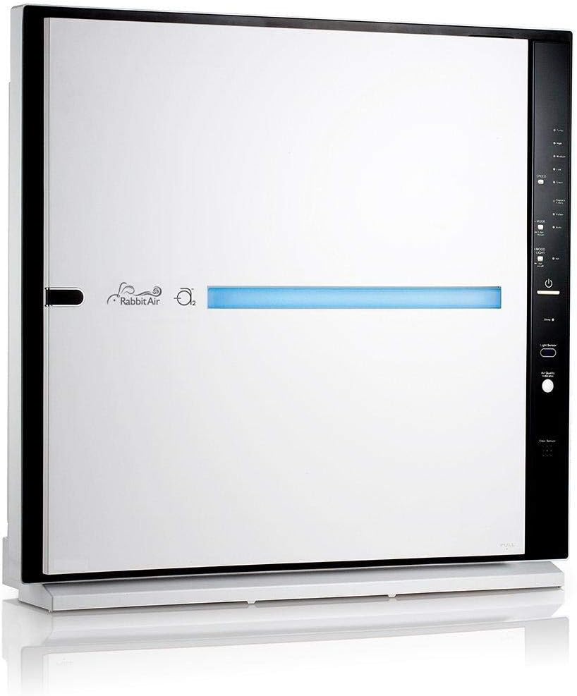 Rabbit Air, MinusA2 Air Purifiers for Home, Ultra Quiet HEPA Air Purifier - Wall Mountable Large Room Air Purifier - Stylish & Efficient - (SPA-780A, White, Pet Allergy)