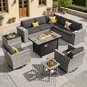 10 Pieces Patio Furniture Set