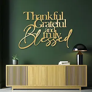 Truly Blessed Metal Wall Decor